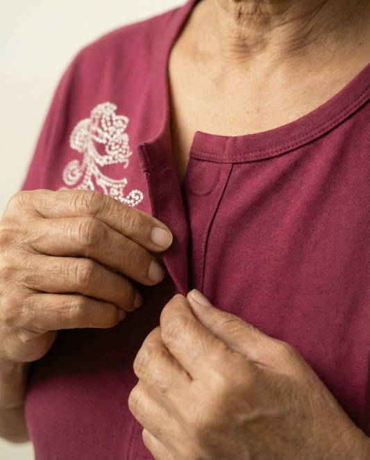 Women's Magnetic Closure Top