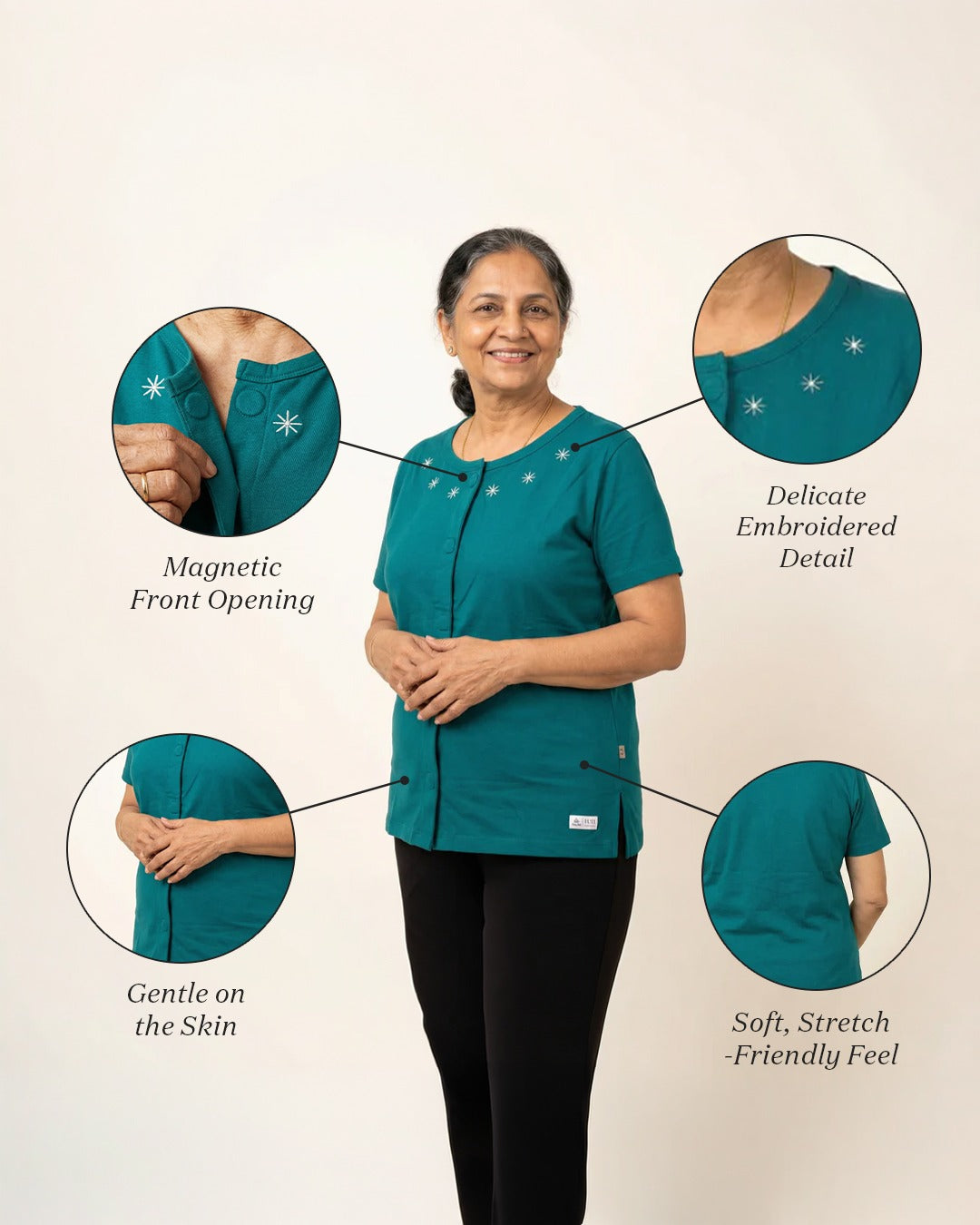 Easy Wear Closure Top