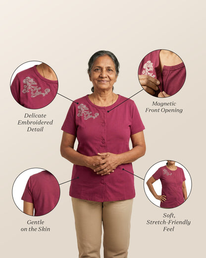 Easy Wear Closure Top