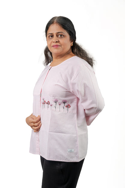 Ease On Embroidery Blouse