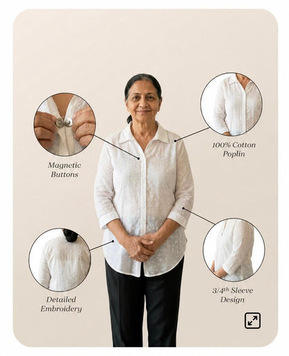 Easy Wear Embroidery Blouse