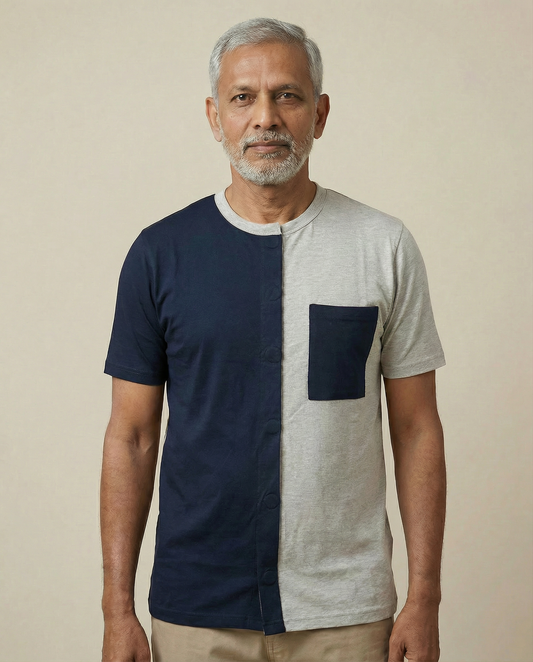 Men's EasyWear Front-Open Tee