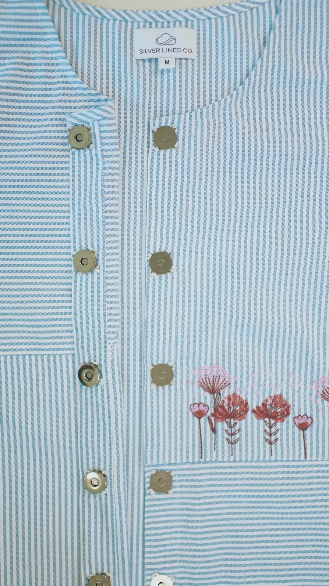 Ease On  Embroidery Blouse